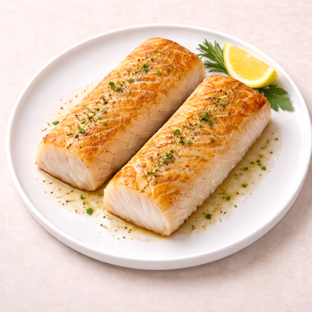 2 große Kabeljau Loin/Steak 720-760g - nachhaltiger Fang